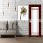 Latest style Aluminum frosted glass casement doors for bathroom  with low price