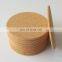 90mm Eco-Friendly Wholesale Round Custom Cork Coaster with Advertising Logo Print Cork Pad