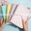 Wholesale Travel Business A5 A6 6 Rings Spiral Binder Cute Pu Leather Notebook A5 With 80 Sheets