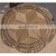Best Seller Seagrass Rug Rustic Style High Quality Natural Brown Straw Floor Mat Carpet Vietnam Supplier