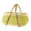 High Quality Beautiful Wicker Rattan Picnic basket Handwoven Vegetable Storage basket with Handle Wholesale Supplier