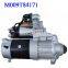 Mitsubishi M009T84171 Electric Engine Starter Factory China Self Starter Motor ODM Custom Starter Motor for Man Truck 51262017233, 51262019233 Engine