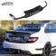 W204 C Class  High Quality Carbon Fiber V Style Rear Diffuser  Bumper Lip For Mercedes Benz W204  C class 20012-2014