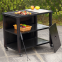high quality fire pit with storage