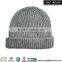 100% Acrylic Knitted Hat With Nep Yarn For Men