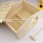 Wooden bird nest,decorated wooden bird house