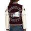 Women Wholesale Embroidered Leather Letterman Varsity Jacket