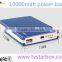hot selling slim power bank 10000mah rechargeable power bank