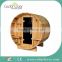 Personal healthcare luxury indoor outdoor cedar mini sauna and steam combined room
