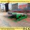 8T hydraulic stationary dock ramp for container unloading