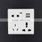 Direct factory price smart customized white color socket switch