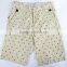Mens cheap 100%cotton garment stocklot in China printed shorts