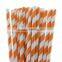 Assorted color drinking paper straw for baby showers