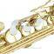 AT85-G electrophoresis gold lacquer integrated soprano saxophone from china supplier