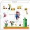 Hot sale XL super mario game sticker baby room wall decor 60*90cm