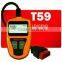 Small-in-size easy-to-use CAN OBD2/EOBD diagnostic mini scan tool /Code reader T59 with update online