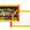 wooden material educational dry erase board dry erase board with letters and numbers