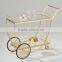 Serving Cart/ Golden Serving Trolley