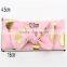 baby girl butterfly headbands - flashing knitted bow headband hair accessories wholesale