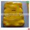 thermoforming thick sheet ABS+PC plastic yellow shell for luggage