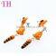 new style anallergic polyresin lion shape korean drop earrings jewellery for girls