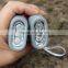 Emergency rechargeable mini LED hand crank dynamo flashlight