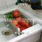 Wholesale Kitchen Telescopic Vegetable Drainer Basket Dish Dryer