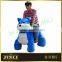 JL-B14 Ride on blue cat start with key button or coins,walking animal,ride on car