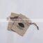 Premium customize Jute/Burlap/Linen drawstring bag for gift packaging with hemp string                        
                                                Quality Choice