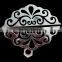 Custom fabrication service high precision black anodize aluminum laser cutting product