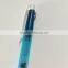 Wholesale Office three color plastic ballpoint pen with ring loops on frip