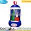 DJ-XT-29 christmas penguin with christmas tree light in the snow house indoor decoration