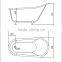 SUNZOOM bathtub poland,deep bathtub,bathtub-for-fat-people