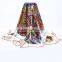 Fashion 90x90cm hot stamp own design silk scarf