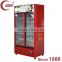 QIAOYI C Doulbe small Door Glass Door Refrigerator