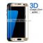 For Samsung S7 edge premium full cover 3d curved tempered glass screen protector