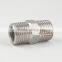 Stainless Steel Hex Nipple - 1/2"NPT Double Thread Nipple, SS304, Brewer Hardware,Pump fitting