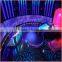 Event round portable stage decorations with 18 mm plywood platform