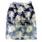 Latest skirt design pictures fashion style printed midi skirt for middle aged ladies