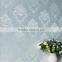 polyester non-woven compound jacquard wallpaper for office walls damask wallpaper sales