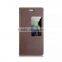 Microfiber leather with slim window model case for huawei p8/slim window model case for huawei p8