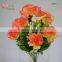 Joblot 24 Mixed colour Silk Carnation Artificial Flower Bunches new wholesale