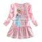 (H5306) NOVA children fancy dresses latest cotton frock design for kids frozen elsa dress wholesale