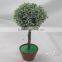 Artificial bonsai plant artificial boxwood topiary grass balls price with tree trunks