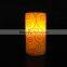 automatic flicker led pillar decal LED candle