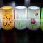 wholesale luxury turtle shell printing plastic multicolor candle led