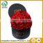 Black hot logo stamping custom cylindrical flower paper canister packaging round canister                        
                                                Quality Choice