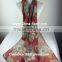 Peony flower paintings pashmina shawl