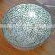 Black eggshell coconut shell bowl