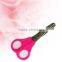 Hot Sales Wholesale Children Plastic Handle Office Stationery Paper-cut Scissors